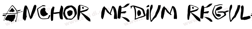Anchor Medium Regula字体转换